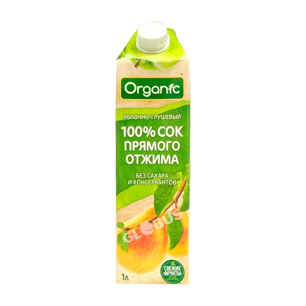 Organic алма/алмурут ширеси 1л т/п