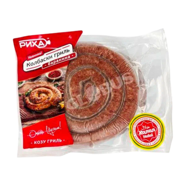 Колбаски Риха баранина гриль заморож. 500г в/у