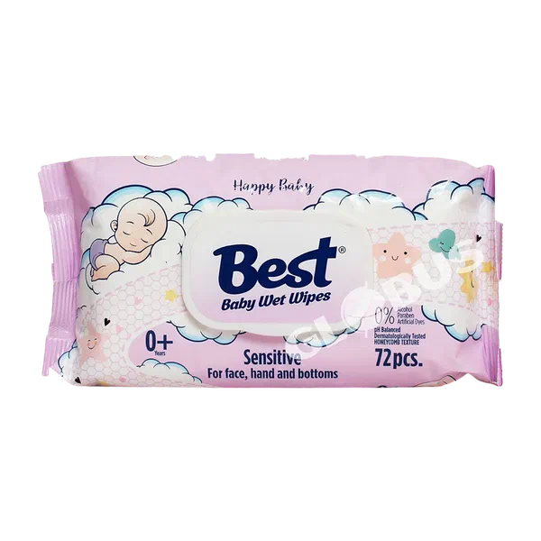 Салфетки влажн Best Sensitive детск 72шт