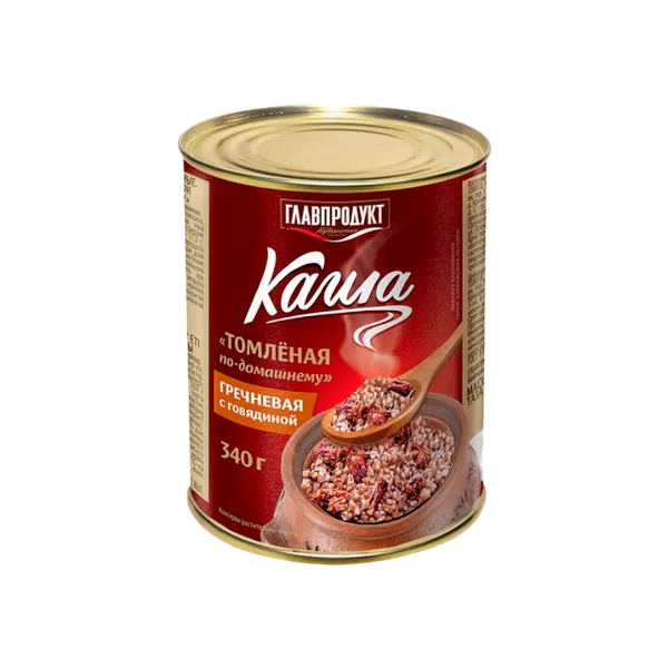 Главпродукт үйдөгүдөй гречка конс. буламыгы 340г