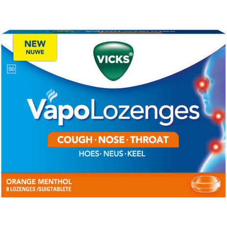 8s Orange Vapolozenge Vicks