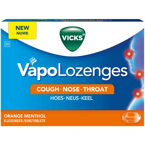 8s Orange Vapolozenge Vicks