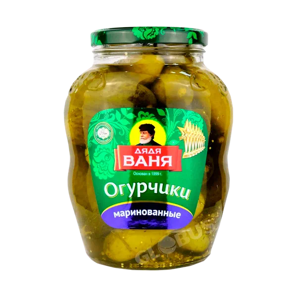 Огурцы Дядя Ваня марин слабокислые 1,8л ст/б