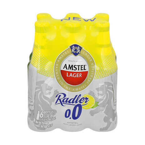 Amstel Radler 0.0 Nrb 330ml 6 Pack