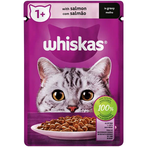 Whiskas Gravy Salmon 85g