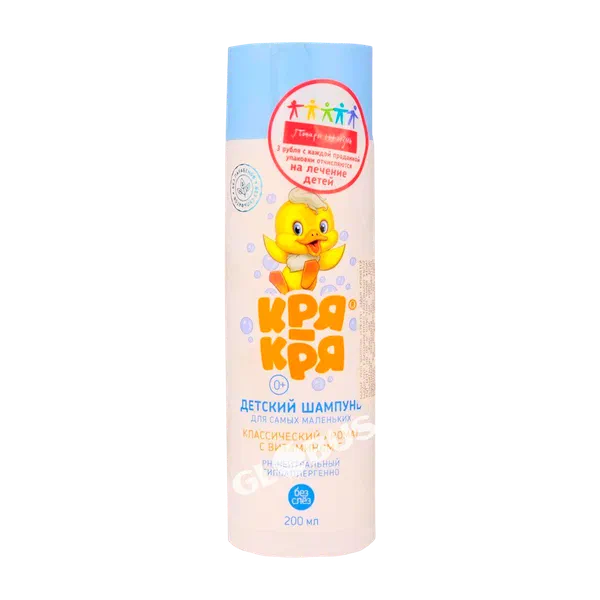 Шампунь Кря-кря классич детск 0+ 200мл