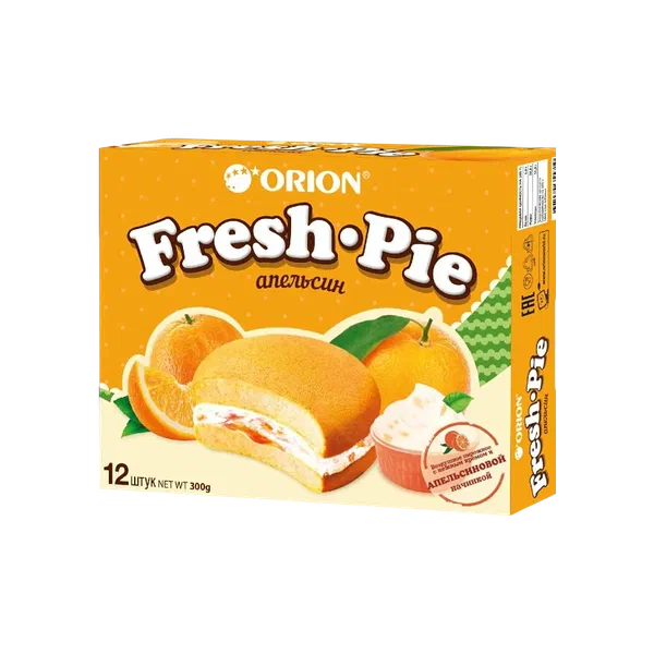 Orion Fresh Pie апельсин печеньеси 300г