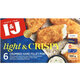 I&j - Light & Crispy Frozen Crumbed Hake Fillet Portions 500g