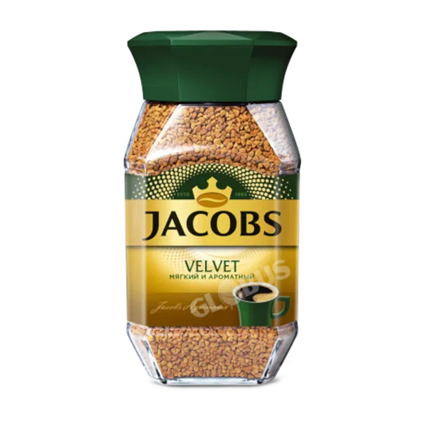 Кофе Jacobs Velvet раств 190г ст/б