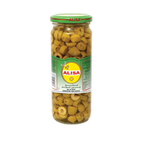 Alisa Green Sliced Olives 230 Gm