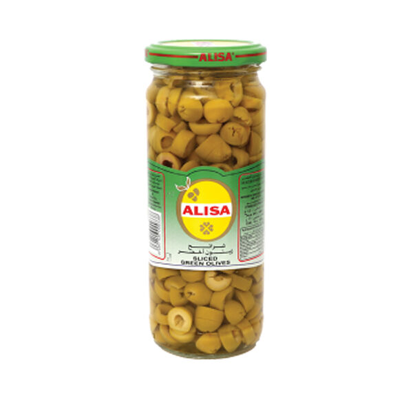 Alisa Green Sliced Olives 230 Gm
