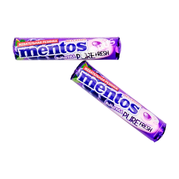 Жев. резинка Mentos Pure Fresh ролл виноград 15,5г Perfetti van Melle