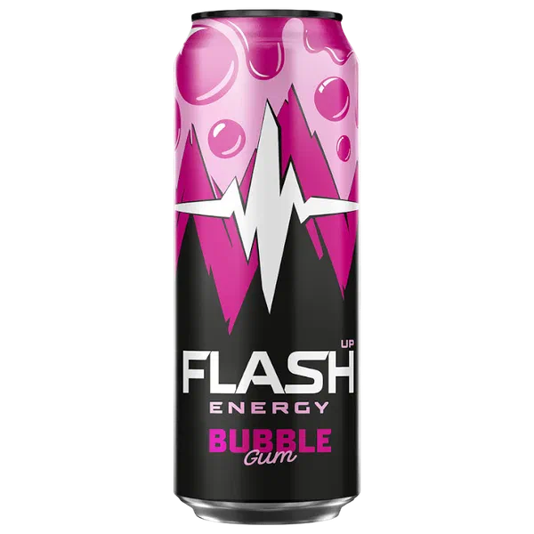 Напиток Flash Up Energy Bubble Gum безалк.0,43л ж/б Балтика Flash Up Россия 24