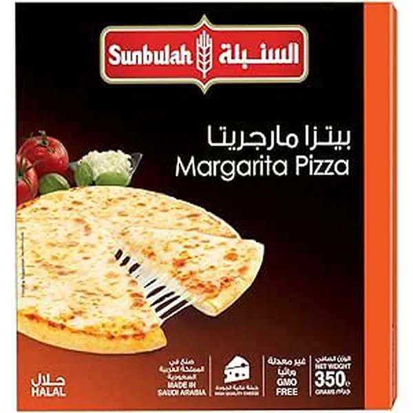 SUNBULAH CLASSIC MARGHERITA CHEESE AND TOMATO PIZZA 260G