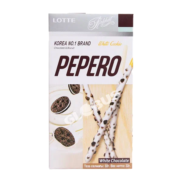 Рахат Lotte Pepero white cookiel бышыр.таякчалары 47г