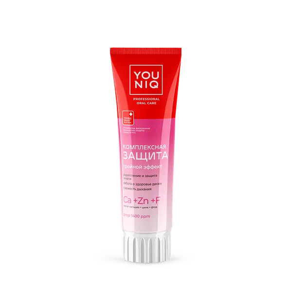 Паста зубн Youniq комплексная защита 100г