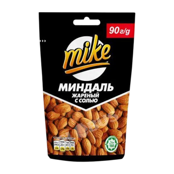 Mike куруулган туздалган бадам 90г