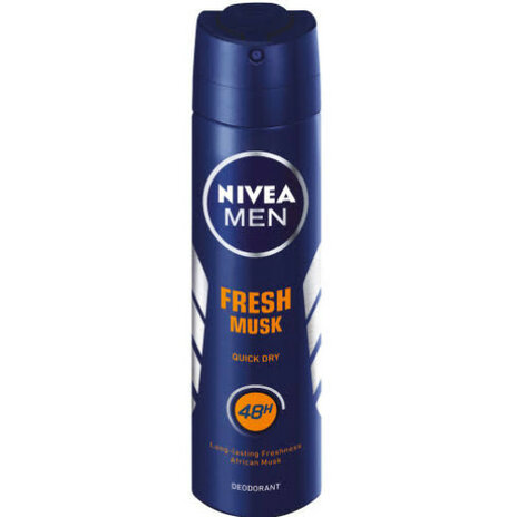 Nivea Men Fresh Musk 150ml (Aerosol)