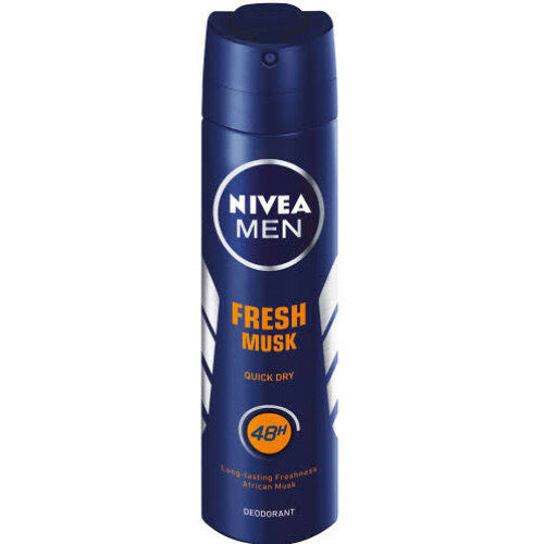 Nivea Men Fresh Musk 150ml (Aerosol)
