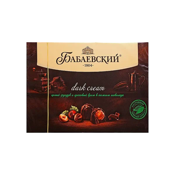 Бабаевский Dark cream фундук/орех 200г шок. конфеттери