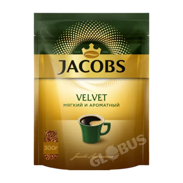 Кофе  Jacobs Velvet раств 300г д/п