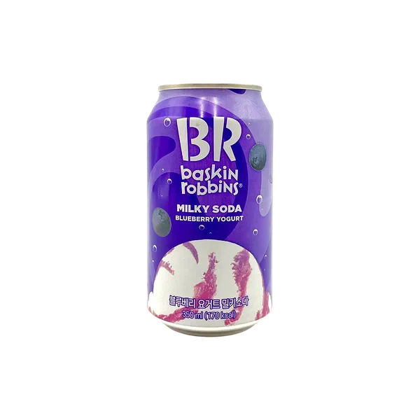 Напиток Baskin Robbins черничный йогурт газ 0,350л ж/б Южная Корея 12