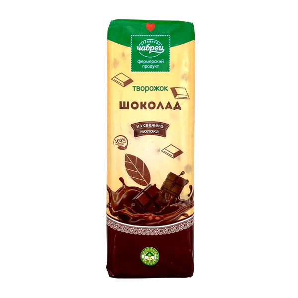 Творожок Чабрец шоколад 25% 450г перг/б ЗМЖ