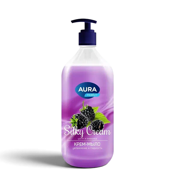 Aura Silky Cream шелк/ежевика суюк самыны 1л