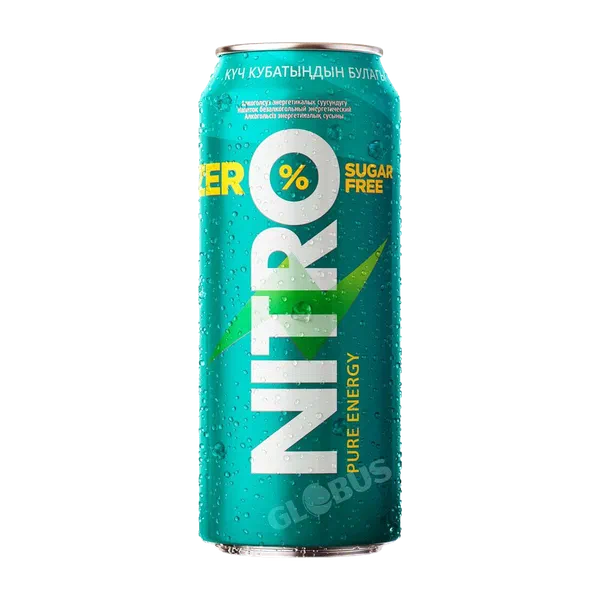 Напиток энергетический Nitro zero безалк. 0,45л ж/б Абдыш Ата Кыргызстан 8
