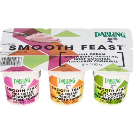 Darling Strawberry/Naartjie/Fruit Cocktail 6x100g