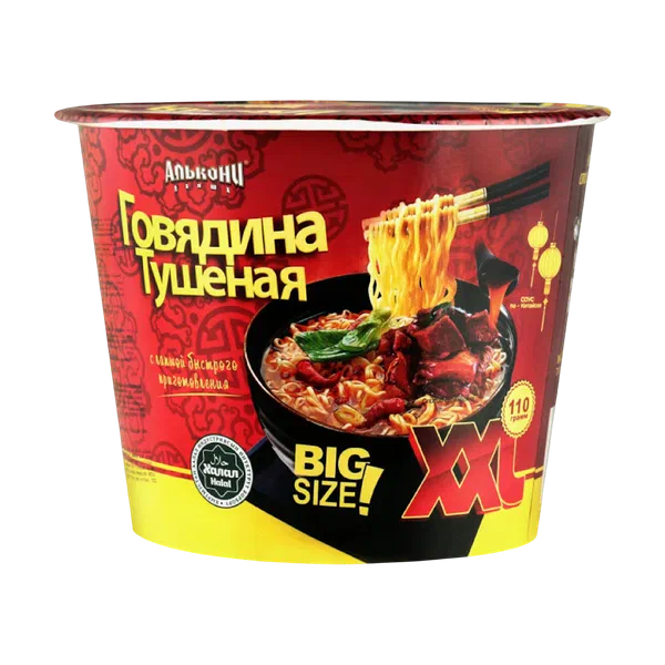 Вермишель б/п Алькони XXL 110г чашка