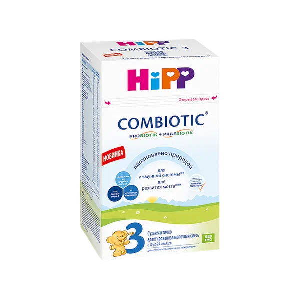 Смесь дет. HiPP 3 Combiotic частично адап/молочная 600г