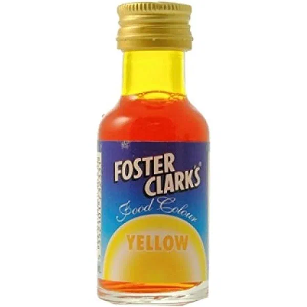 FOSTER CLARK’S YELLOW FOOD COLORING HIGH-INTENSITY LIQUID 28ML
