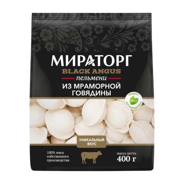 Пельмени Мираторг Из мраморной говядины 400г РЦ