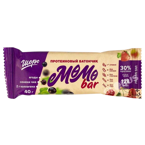Momobar жер-жемиш батончиги 40г