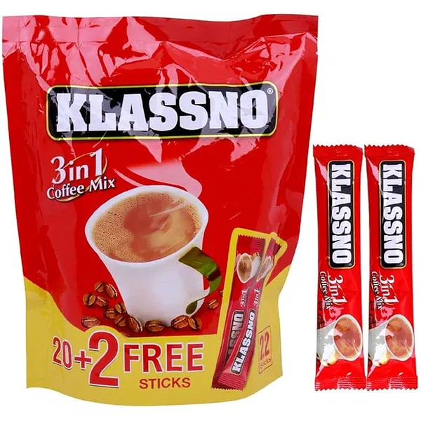 KLASSNO 3-IN-1 INSTANT COFFEE CLASSIC CREAMY BLEND 20G SACHET