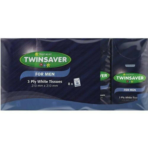 Twinsaver Facial Tissues 3PLY Men