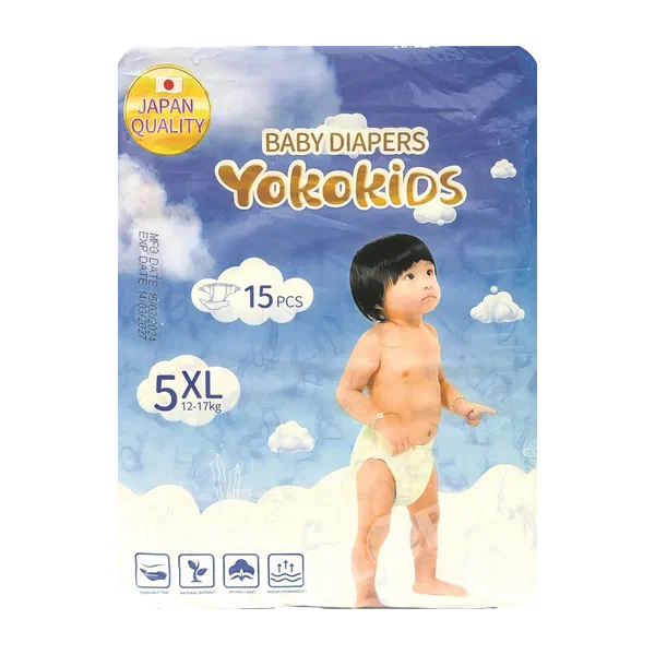 Подгузник детск YokoKids 5 XL 15шт
