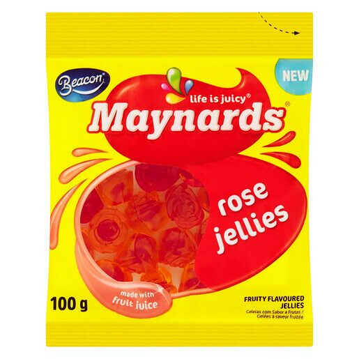 Maynards Rose Jellies 100g
