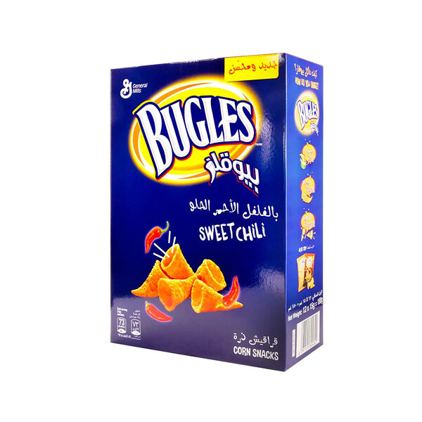 Bugles Sweet Chili Corn Snack 12X15Gm