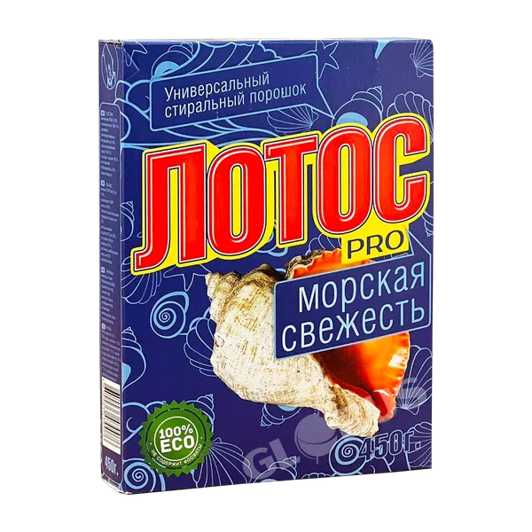 Порошок стир Лотос Pro д/ручн стирки морская свежесть 450г РЦ