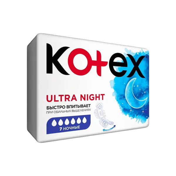 Kotex Ultra Night гиг Төшөмөлөрү 7д