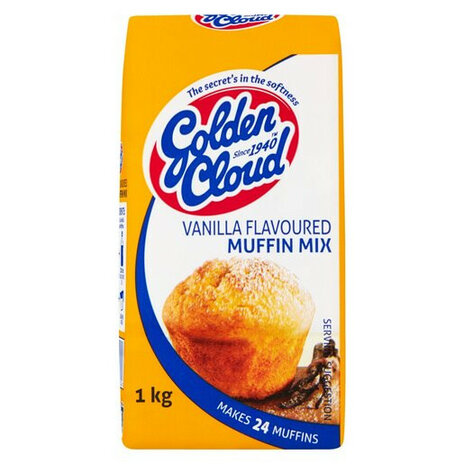 Golden Cloud Vanilla Muffin Mix 1kg