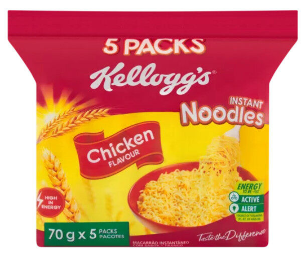 Kelloggs Chicken Noodles Mulitpack 5s