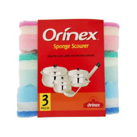 Orinex Sponge Scourer 3 Pcs