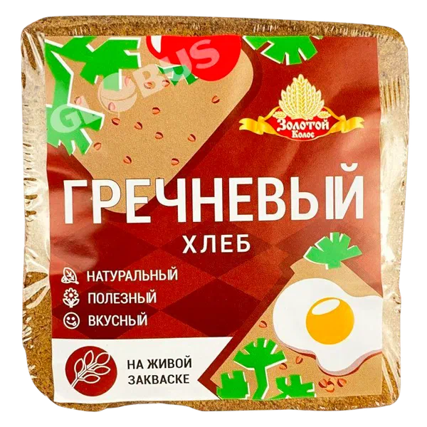Хлеб Гречневый тостовый 300г Золотой колос