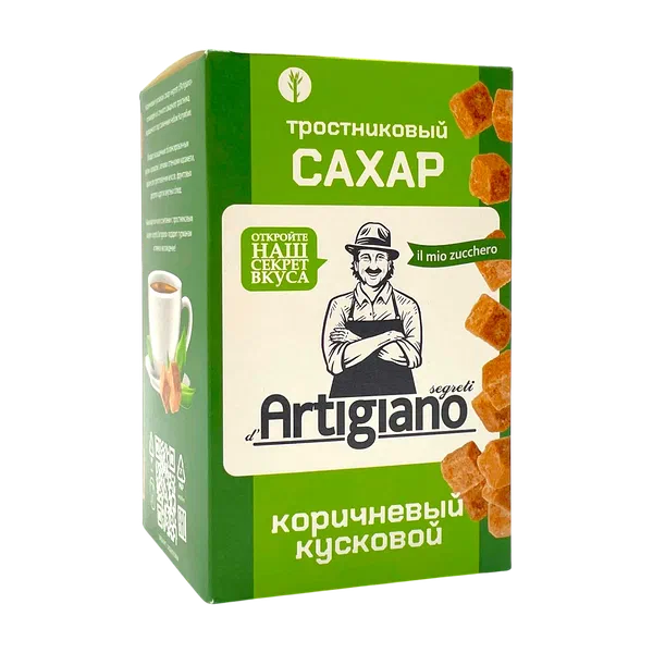 Сахар Segreti d´Artigiano трост. коричн. рафин. 500г