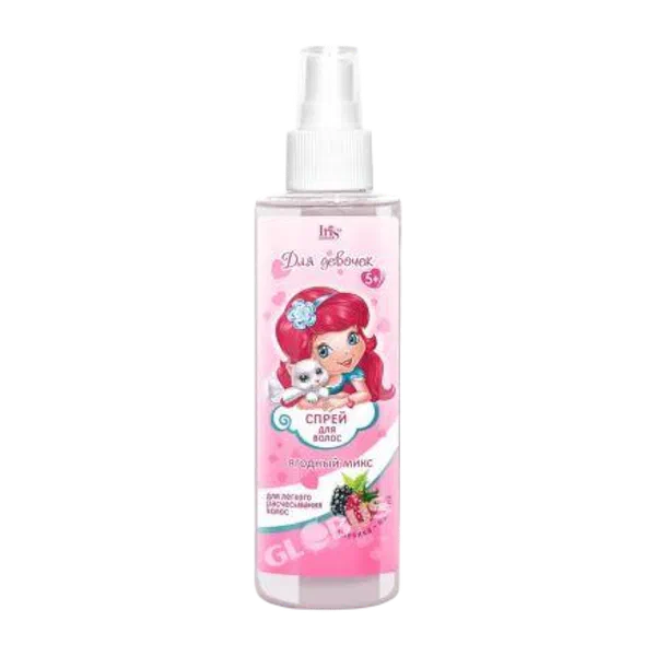 Спрей д/волос Iris легкое расчесывание детск д/девочек 5+ 200мл