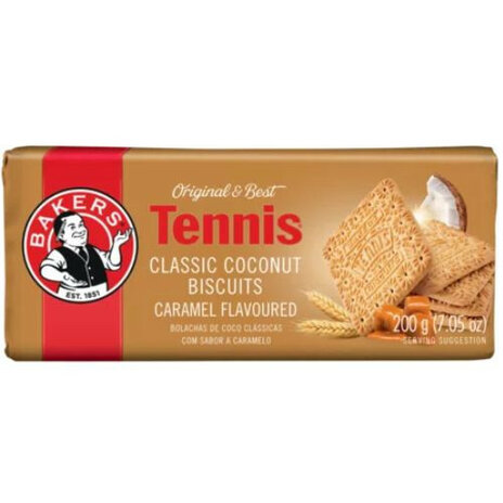 Tennis Biscuits Caramel 200g