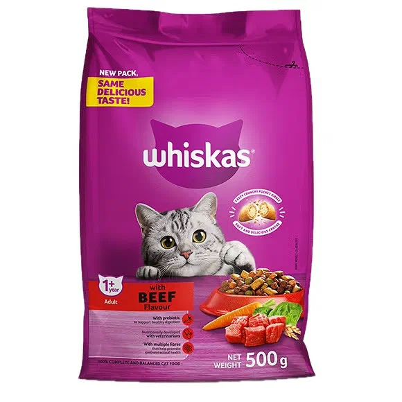 Whiskas Dry Adult Beef 500g